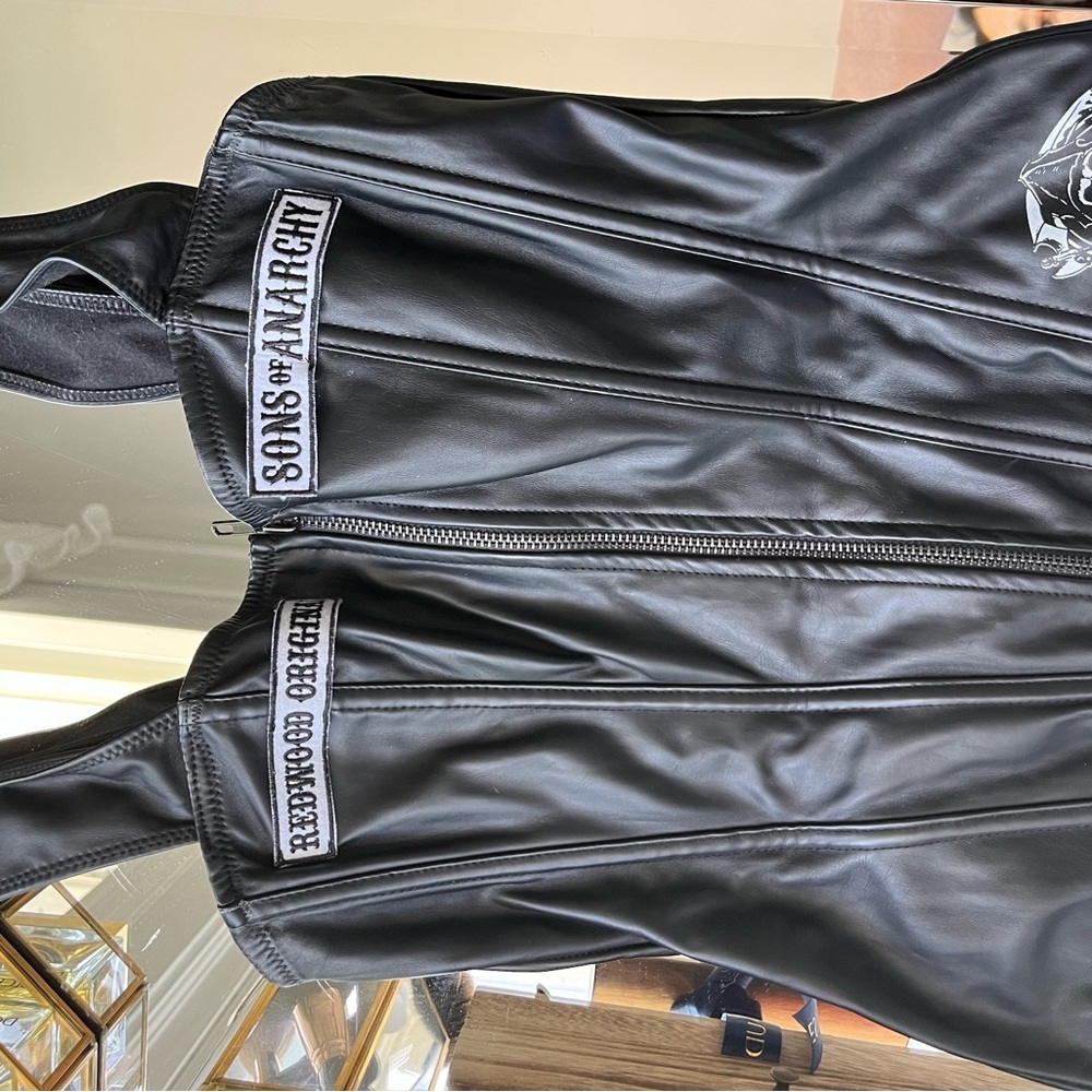 Leather sons of anarchy vest